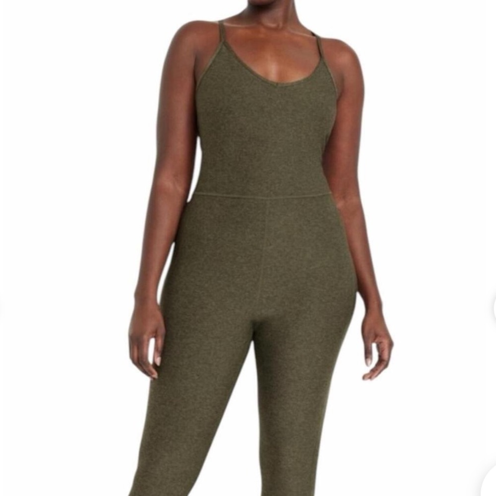 Old Navy green unitard size medium EUC